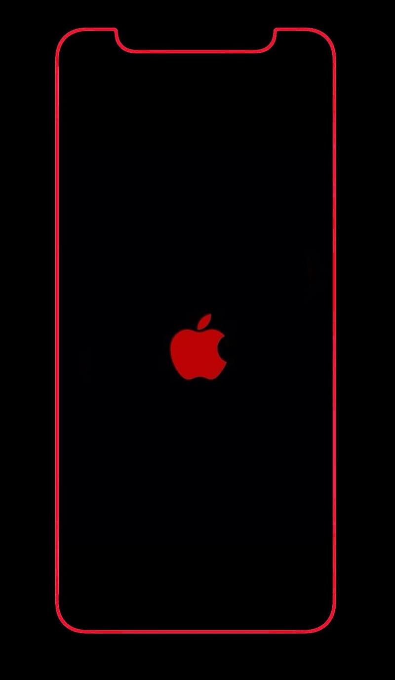 Neon red iPhone, HD phone wallpaper