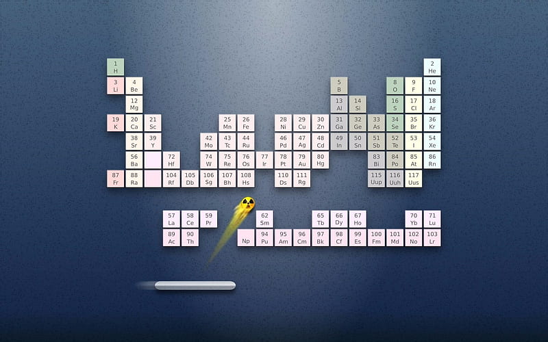 Periodic Table Arkanoid, arkanoid, retro, game, Science, Periodic Table, HD wallpaper