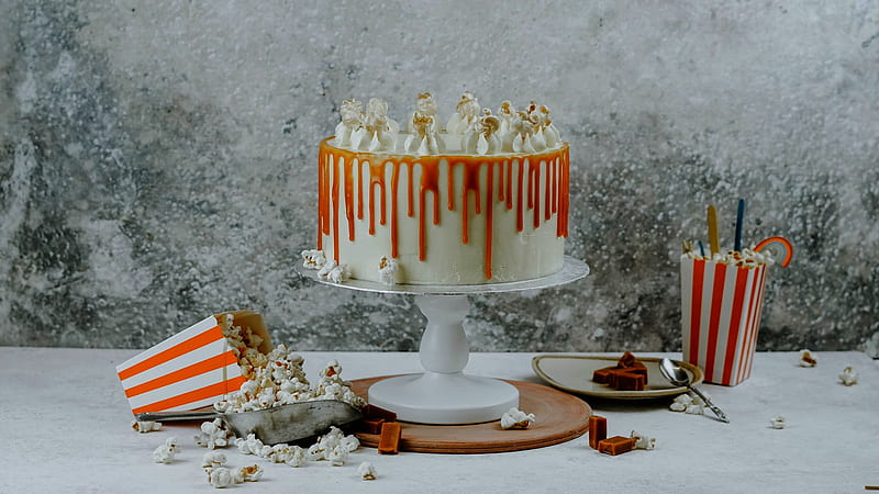 Creamy Cake Food, HD wallpaper