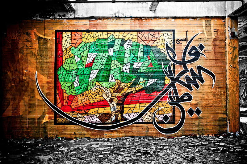 Arab Graffiti : palestine seed, seed, art, palestine, graffiti, arab, wall, HD wallpaper
