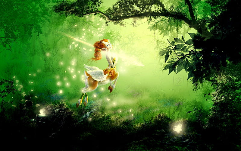 ELF ANGEL, Dota, game, forest, elf, HD wallpaper | Peakpx