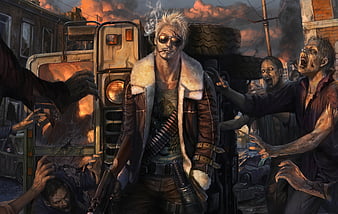 Zombie Warrior, HD wallpaper
