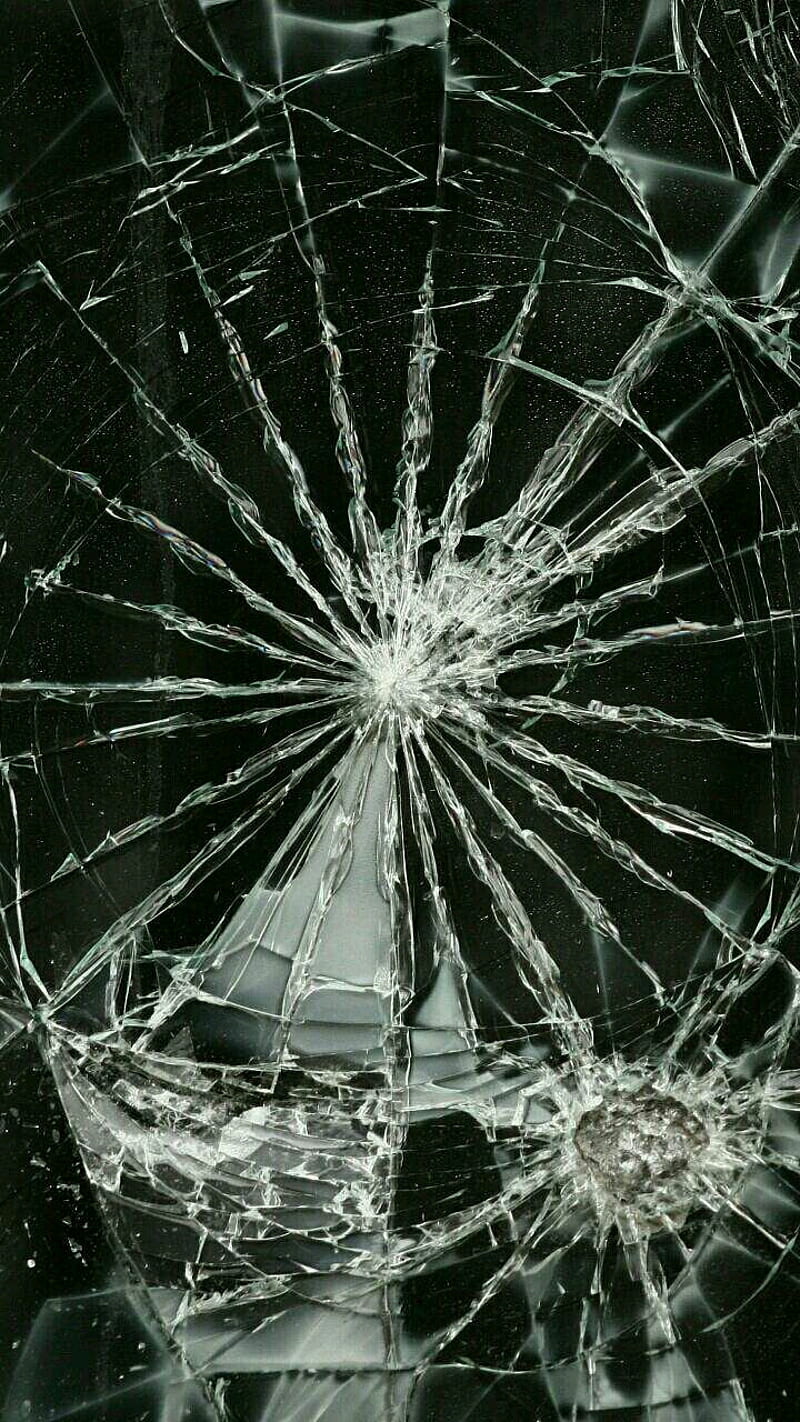 Glass, broken, crack, cracked, display, glas, phone, screen, screens, shattered, HD phone wallpaper