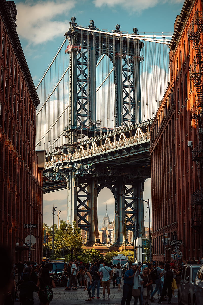 Dumbo Brooklyn , dumbo brooklyn, empire state, new york, new york city, ny, HD phone wallpaper