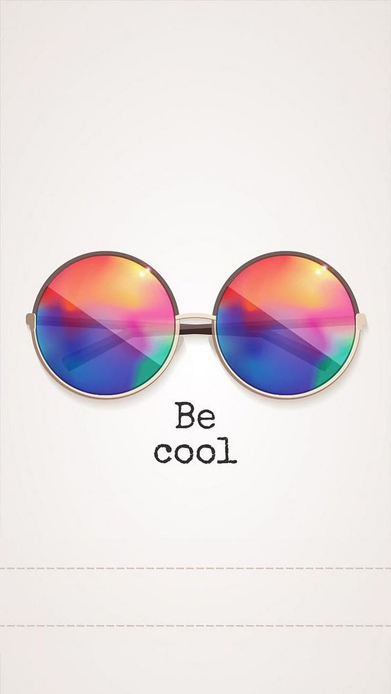 BE cool, colors, eyeglasses, HD phone wallpaper