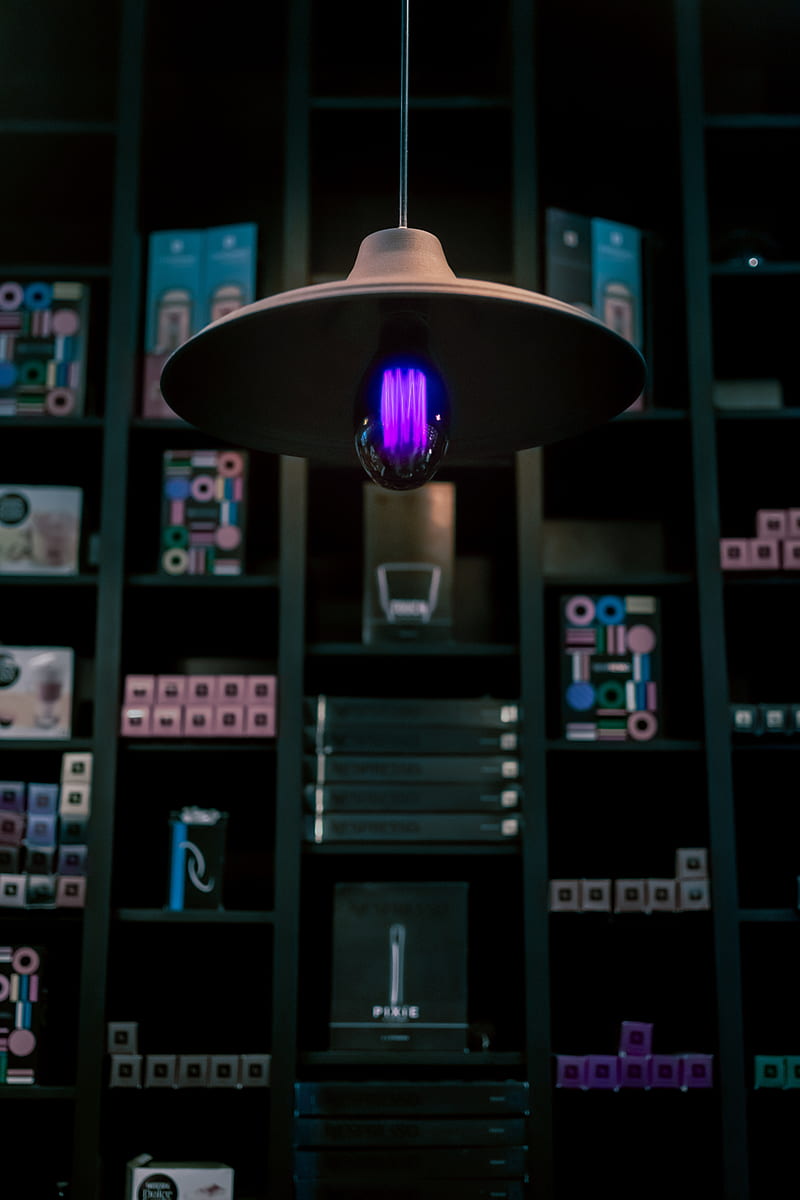 lamp, chandelier, light, electricity, blur, HD phone wallpaper