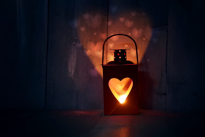 Flaming Heart , candle, lovely, lantern, bonito, corazones, graphy, flame, love, heart, light, HD wallpaper