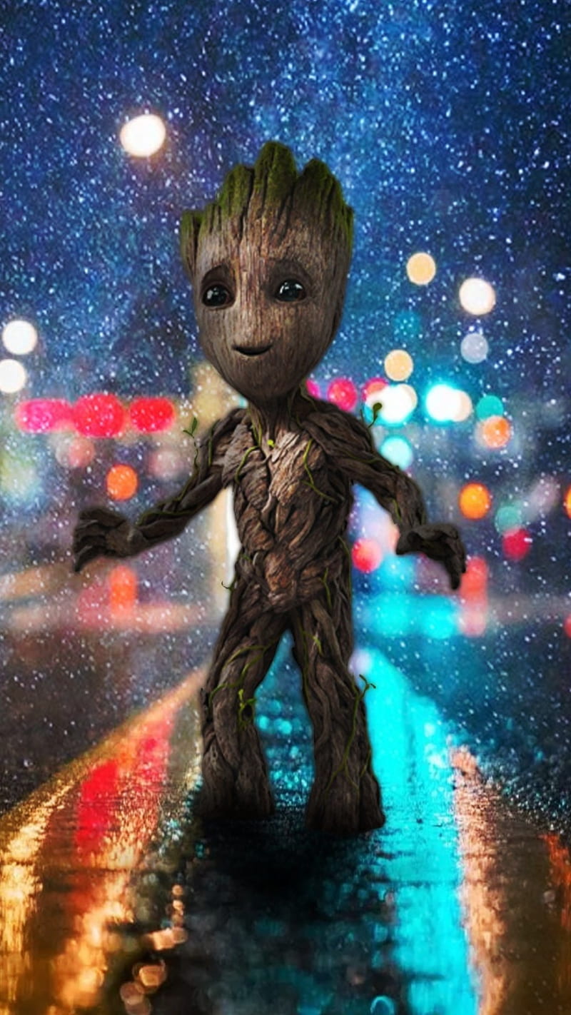 Baby Groot, marvel, HD phone wallpaper | Peakpx