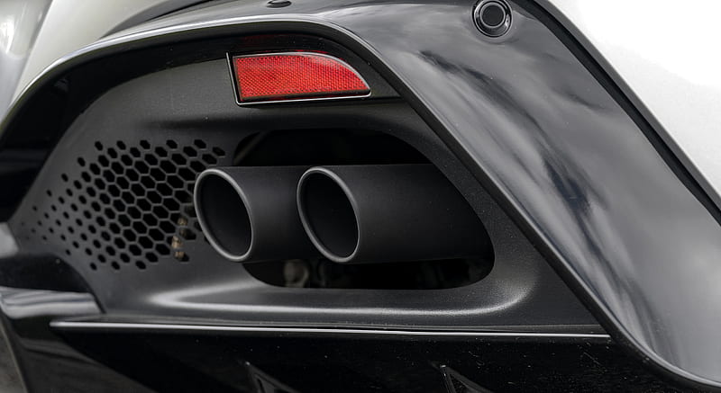2021 Aston Martin Vantage Roadster (Color: Spirit Silver) - Exhaust , car, HD wallpaper 2021 Aston Martin Vantage Roadster (Color: Spirit Silver) - Exhaust , car, HD wallpaper