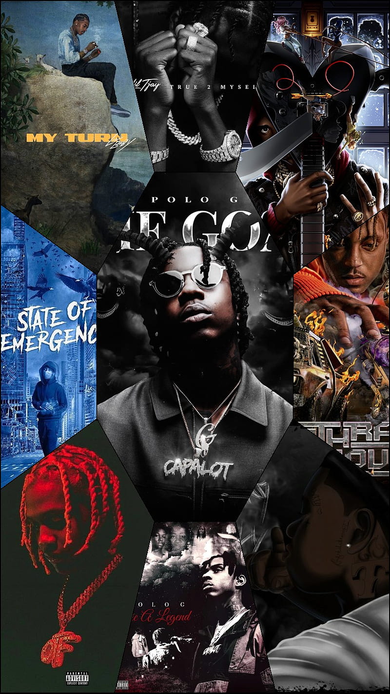 Rapper cover collage a boogie wit da hoodie juice wrld lil baby lil  durk HD phone wallpaper  Peakpx