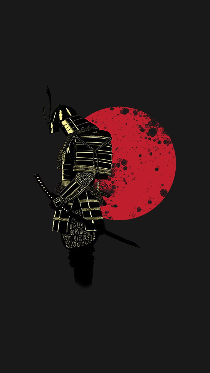 SAMURAI, 929, best, bushido, cool, japan, martial arts, minimal, sword, HD phone wallpaper