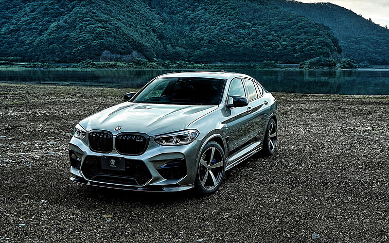 Bmw X4 M 2020 Front View Exterior X4 3d Design Tuning X4 New Silver X4 M Hd Wallpaper Peakpx