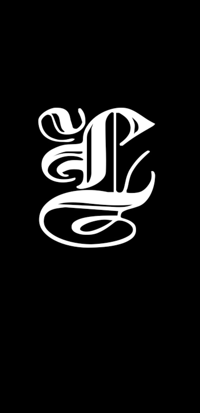 old english l, old english, letter, bl, white, HD phone wallpaper