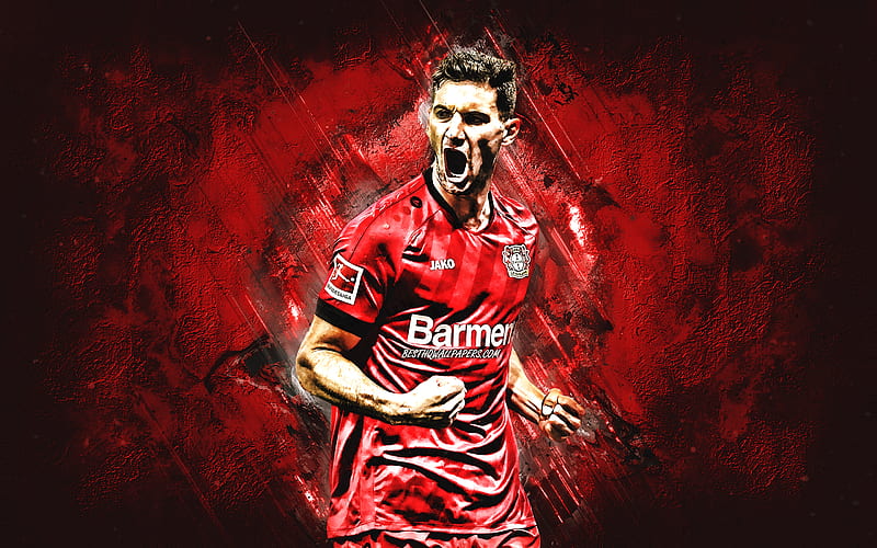 Lucas Alario, Bayer 04 Leverkusen, Argentinean soccer player, portrait ...