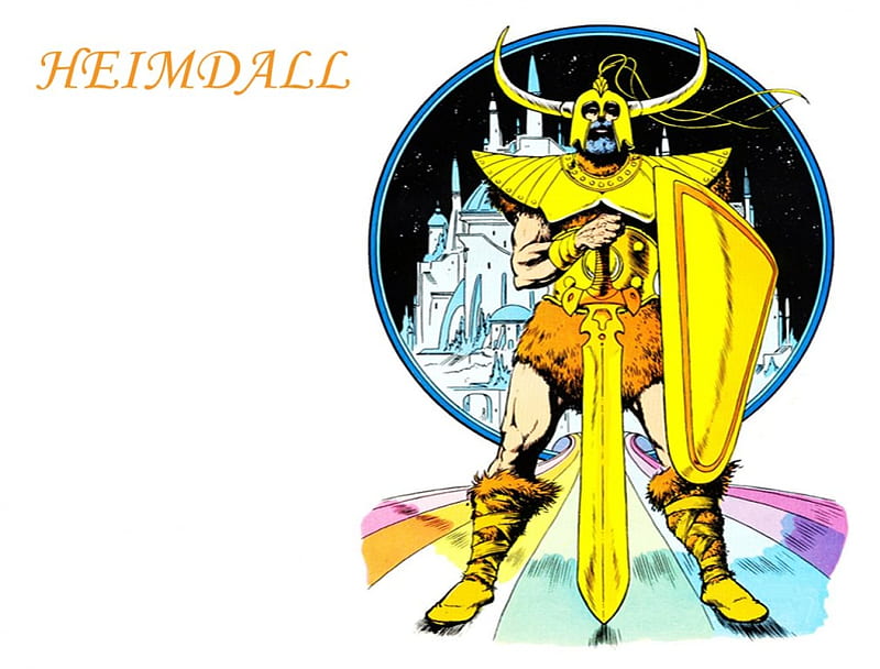 Heimdall, Comics, Superheroes, Thor, Marvel, HD wallpaper