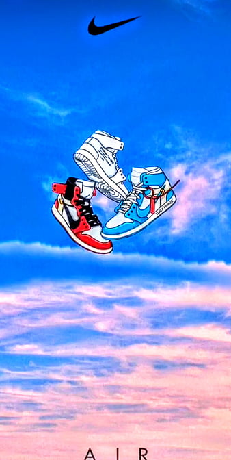 Nike air 2025 logo wallpaper