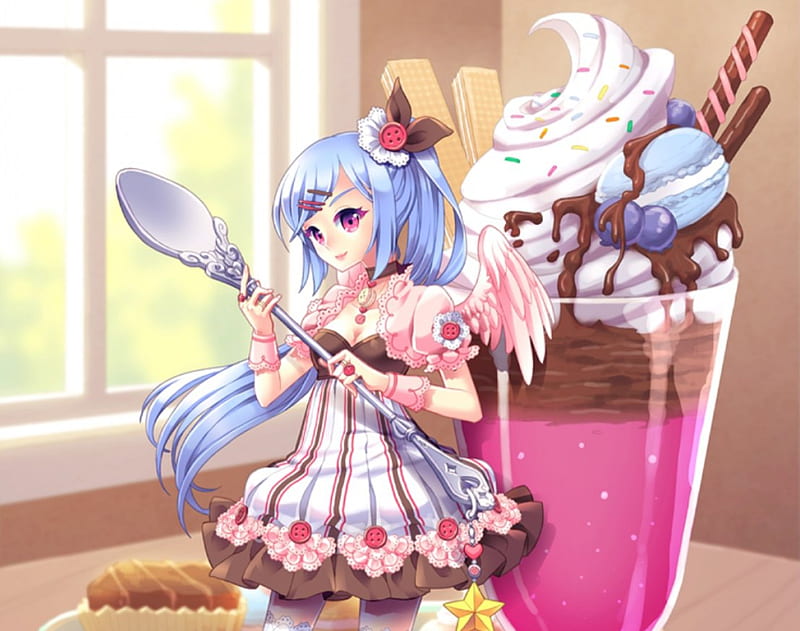 Ice Cream Anime GIF  Ice Cream Anime Food  Discover  Share GIFs