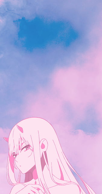 Girl Light Pink Anime Wallpaper - Anime Aesthetic Wallpaper Phone