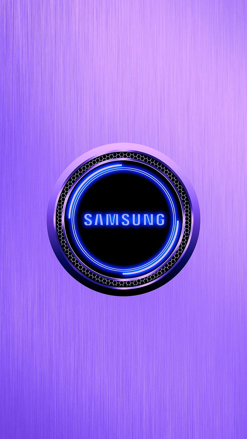 Samsung, background, galaxy, korea, logo, round, HD phone wallpaper