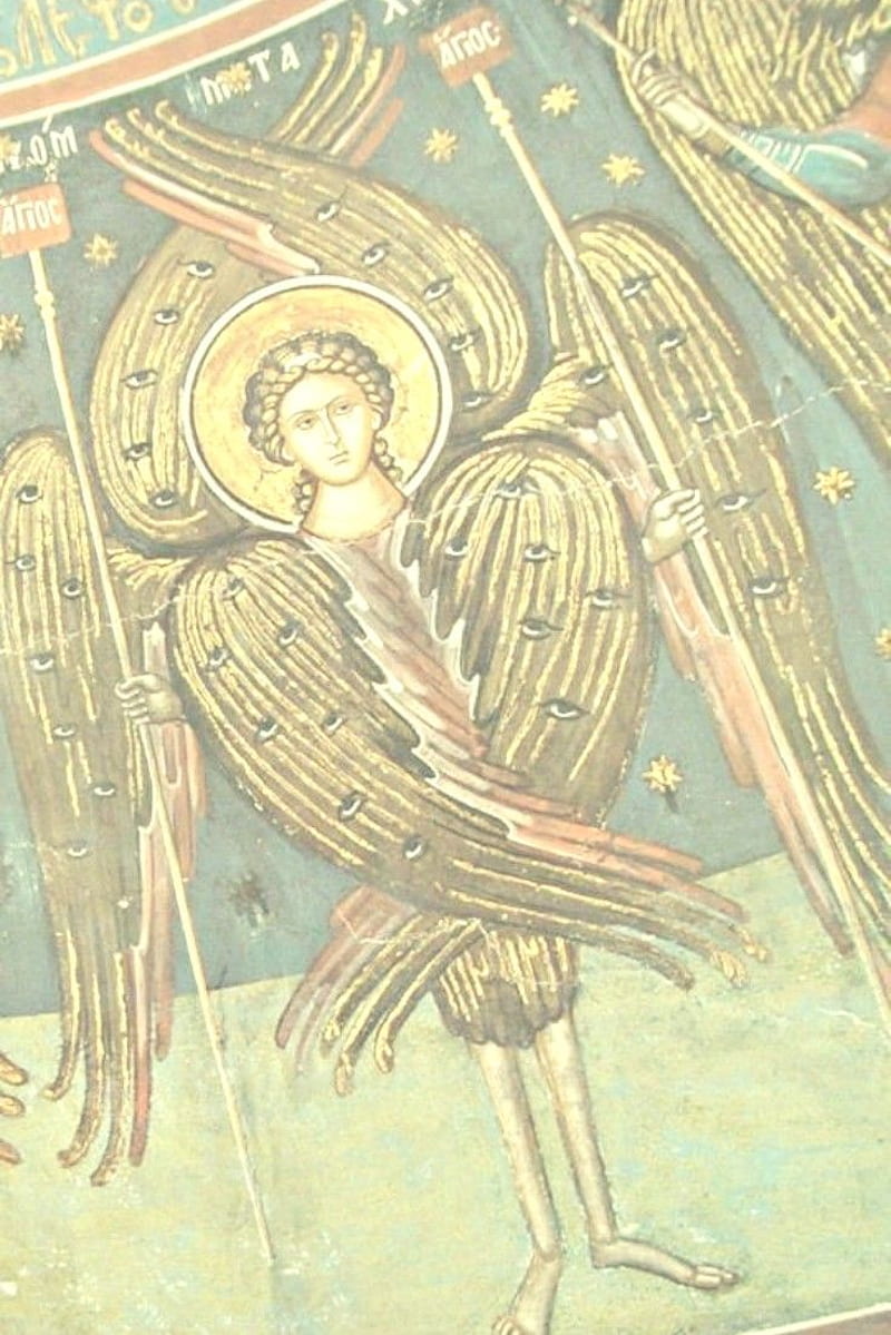 Seraphim. Gold work embroidery, Seraphim, Illustration, HD phone wallpaper