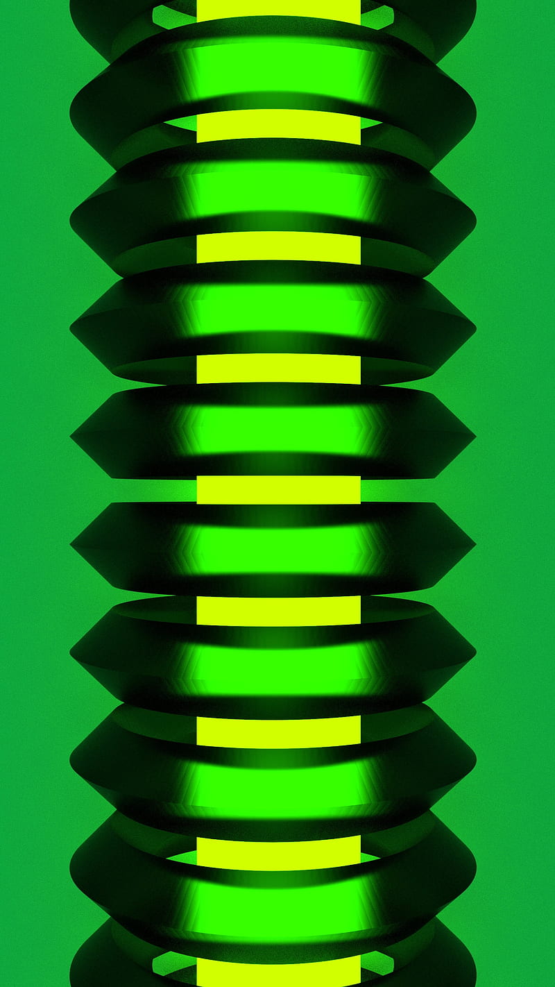 Reactor, 3d, 3d design, glass, green, neon, render, surreal, tech, toxic, HD phone wallpaper