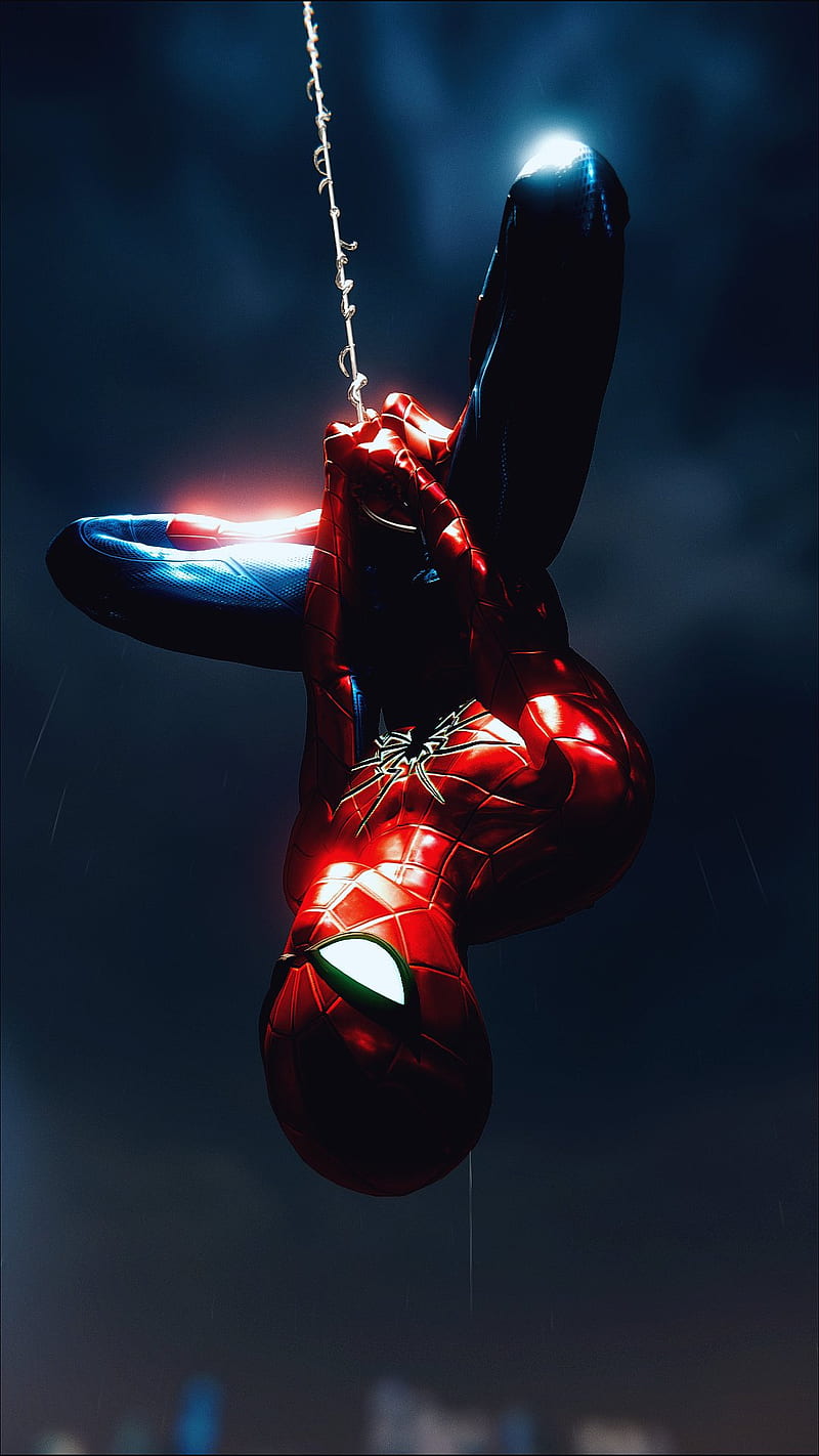Dropping in, spiderman, hanging around, HD phone wallpaper