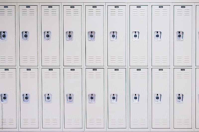 High School Lockers, HD wallpaper