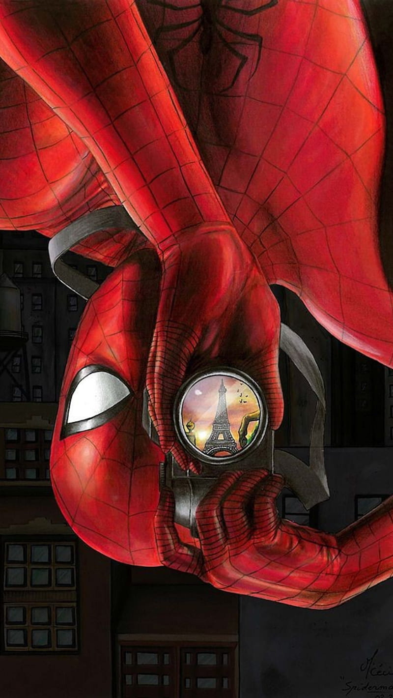 Spiderman epic, avengers, comic, marvel, pixel, vengadores, HD phone wallpaper