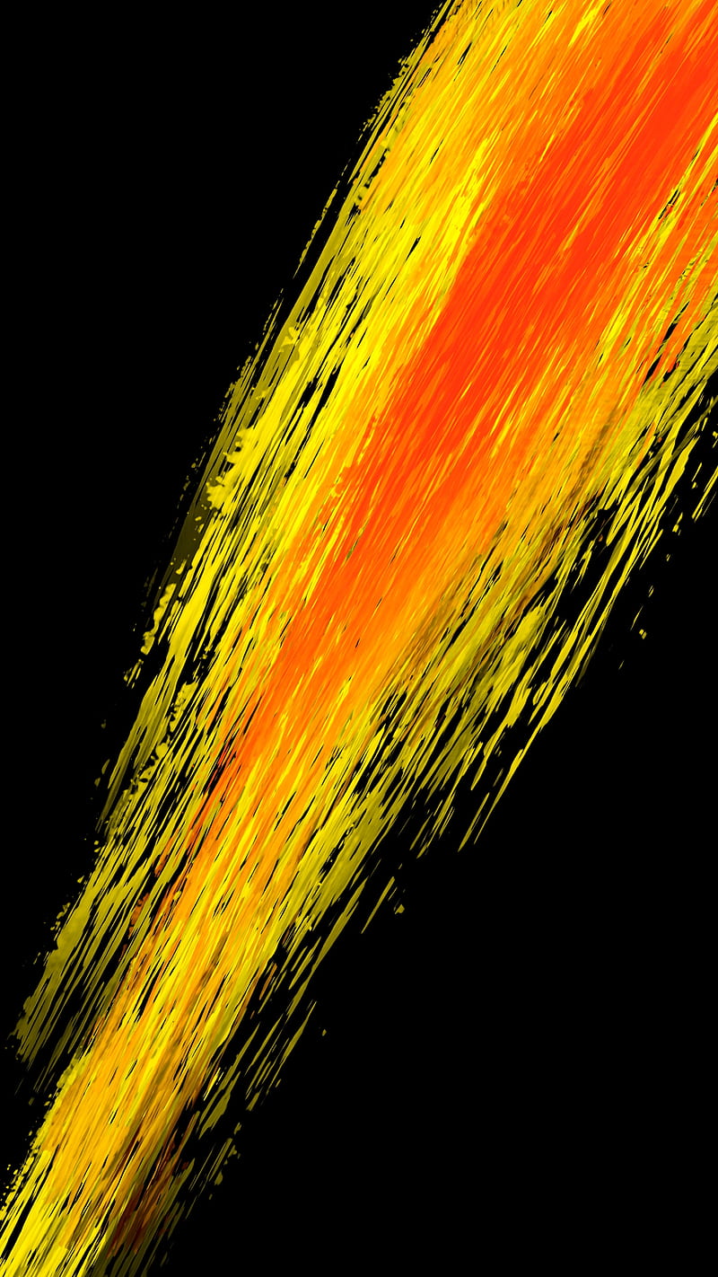 fire brush art, abstract, black, illustration line, pattern, red, scratch, simple, texture, yellow, HD phone wallpaper