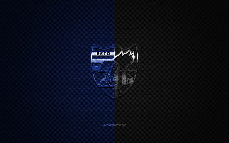 Gamba Osaka Japanese Football Club J1 League Black Blue Logo Black Blue Carbon Fiber Background Hd Wallpaper Peakpx