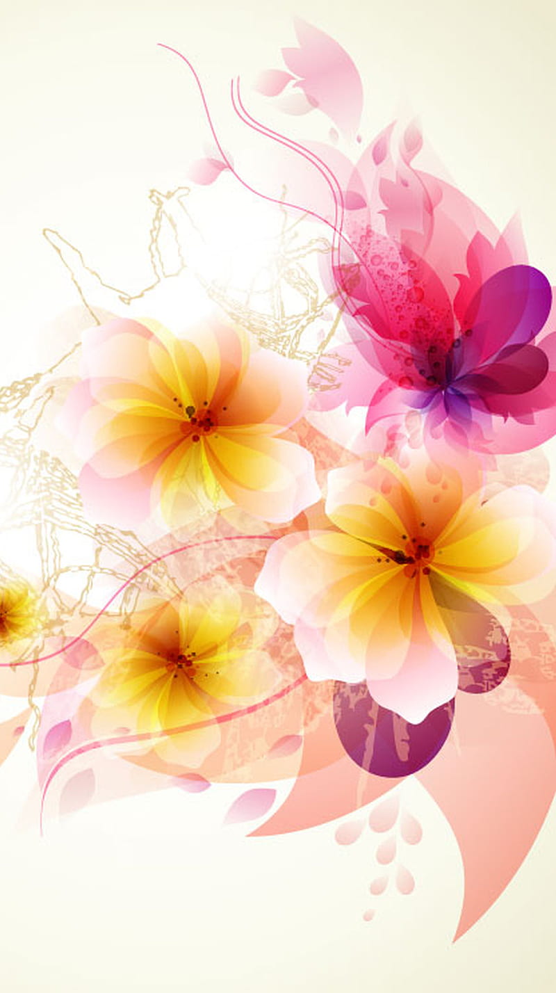 Abstract Floral Wallpapers  Top Free Abstract Floral Backgrounds   WallpaperAccess