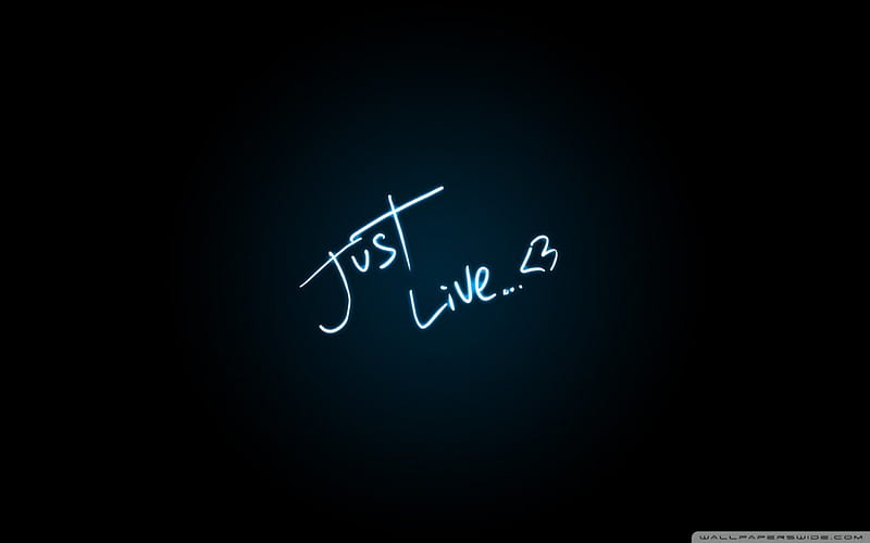 Just Live , Inspiration, Motivation, Faith, Just live, HD wallpaper