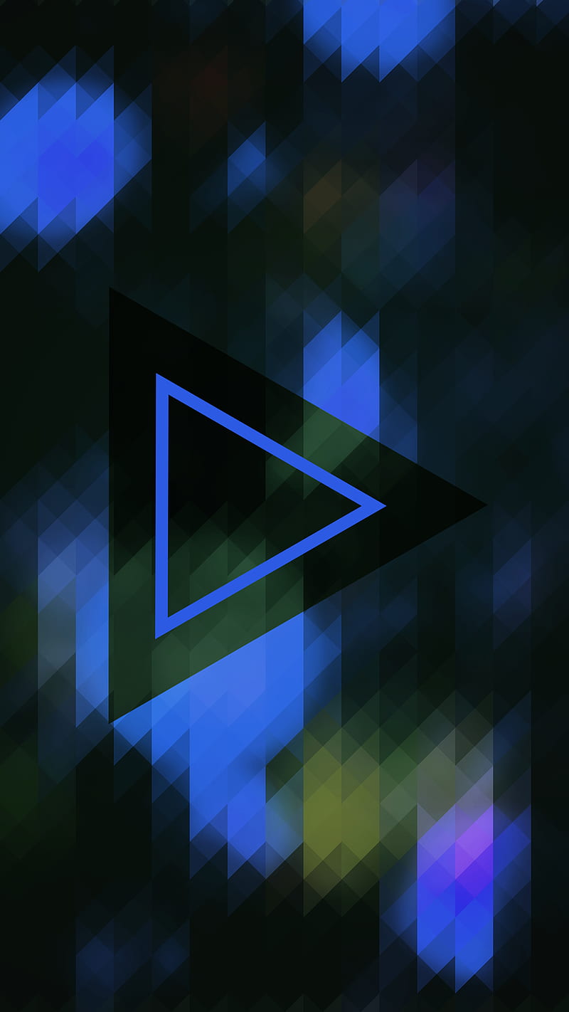 Abstract, 929, black, blue, cool, fractyl, minimal, new, prism, HD phone wallpaper
