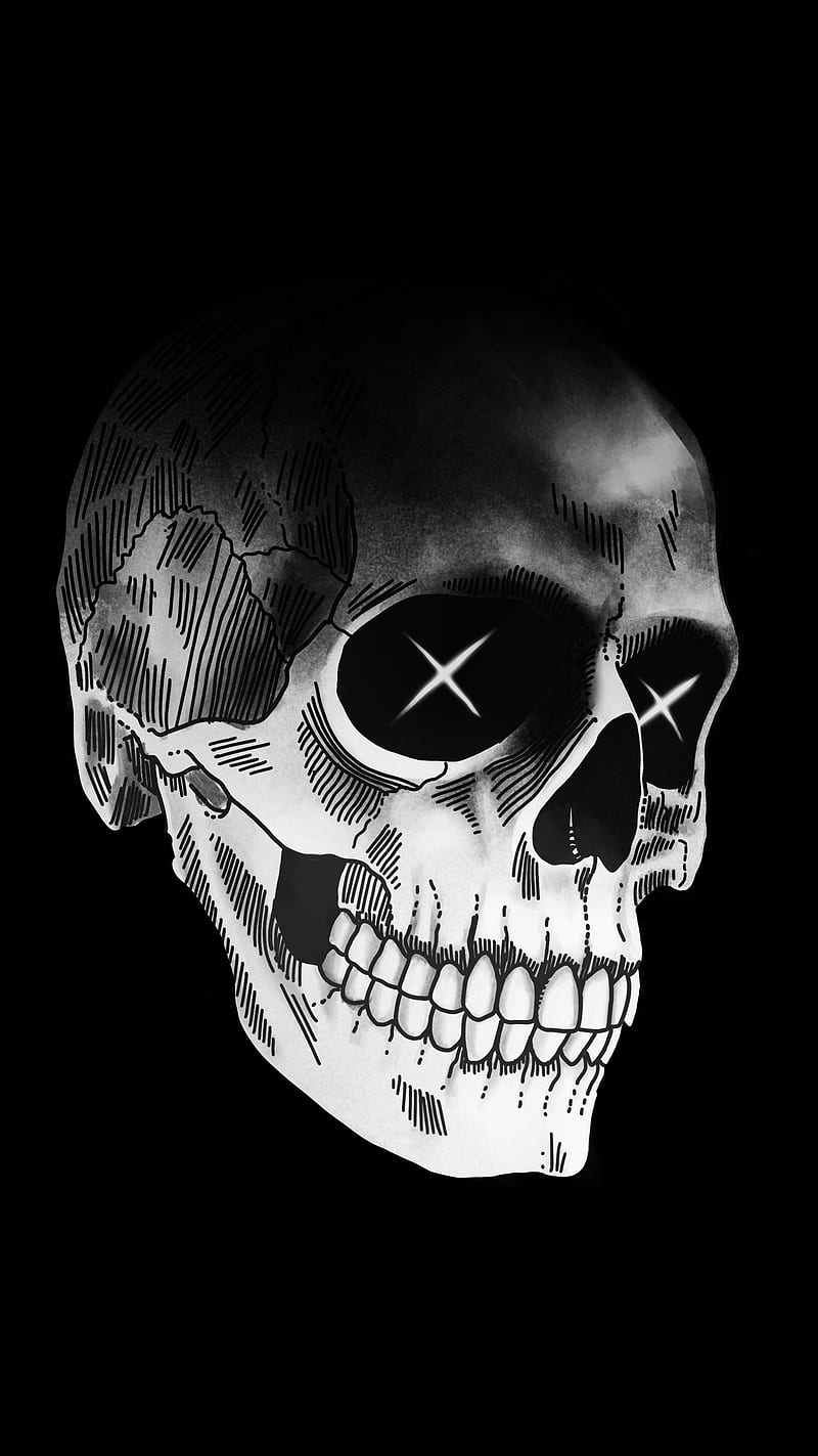 Skull Tattoo Black White Stock Vector Royalty Free 1713072649   Shutterstock