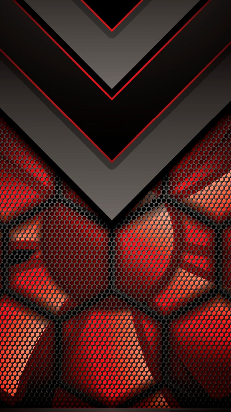 ABSTRACT LINES, logo , background, red, black, lines, HD phone wallpaper