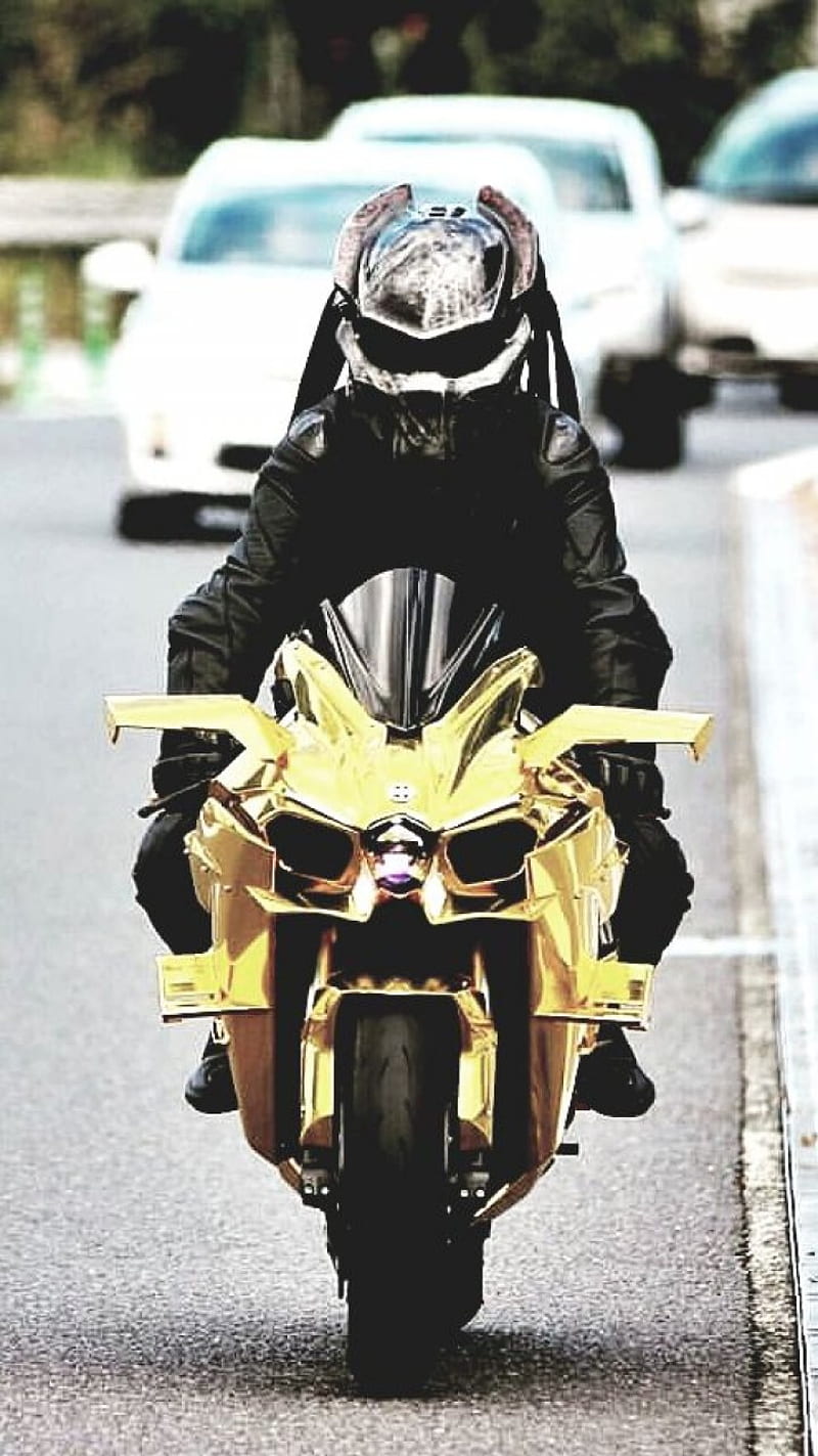Gold H2R, gold color motocyle, gold motorcycle, h2, kawasaki, kawasaki h2r, triumph, HD phone wallpaper