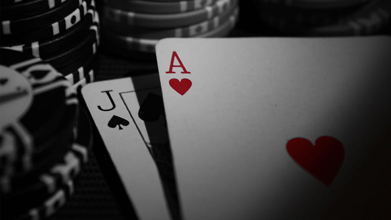 Blackjack, gambling, poker, 21, chips, poker chips, HD wallpaper