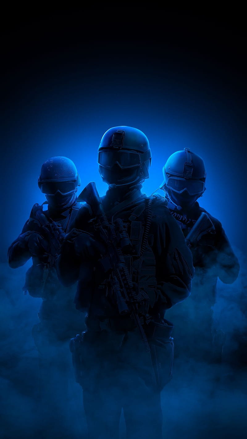 Soldados, azul, juego, militar, Fondo de pantalla de teléfono HD | Peakpx