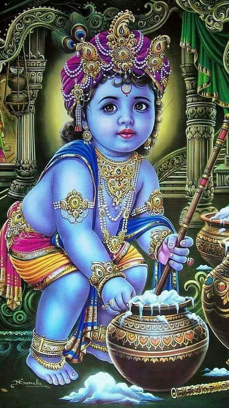 Lord Krishna For Whatsapp DP, lord krishna for, whatsapp dp, blue, HD phone wallpaper