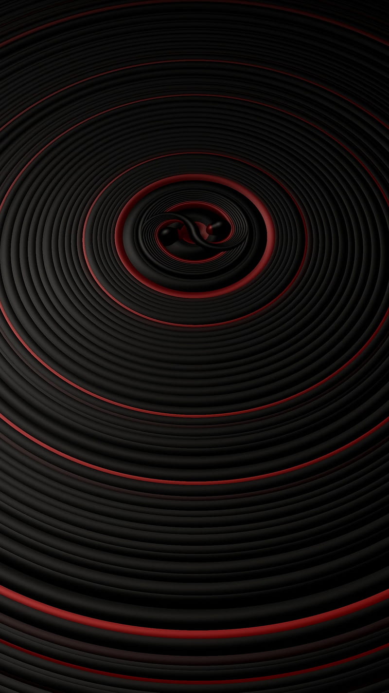 Dark Circles , red, black, vibration, surface, HD phone wallpaper