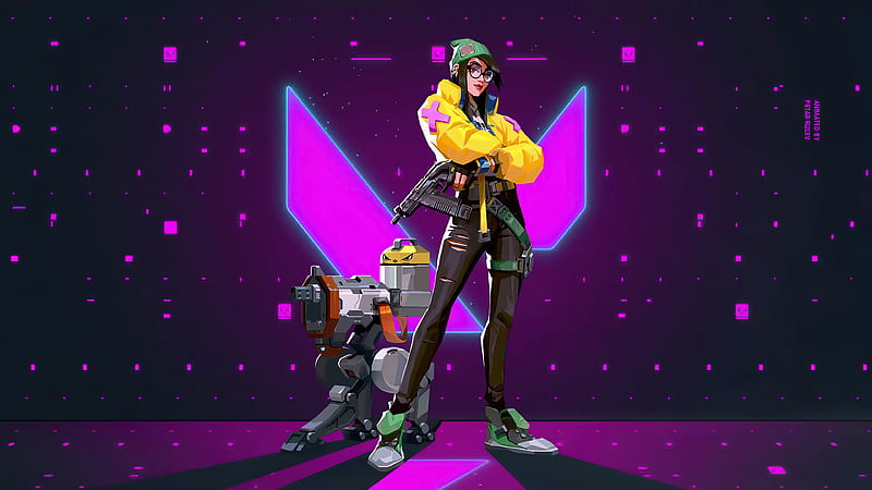 Valorant agent Wallpaper 4K, Neon, 5K