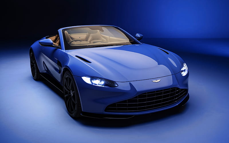 Aston Martin Vantage Roadster supercars, 2020 cars, UK-spec, 2020 Aston Martin Vantage, Aston Martin, HD wallpaper