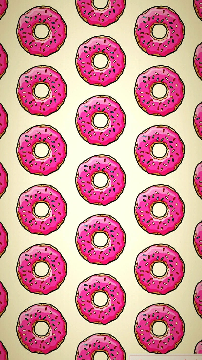 donut Simpsons, the simpsons, HD phone wallpaper