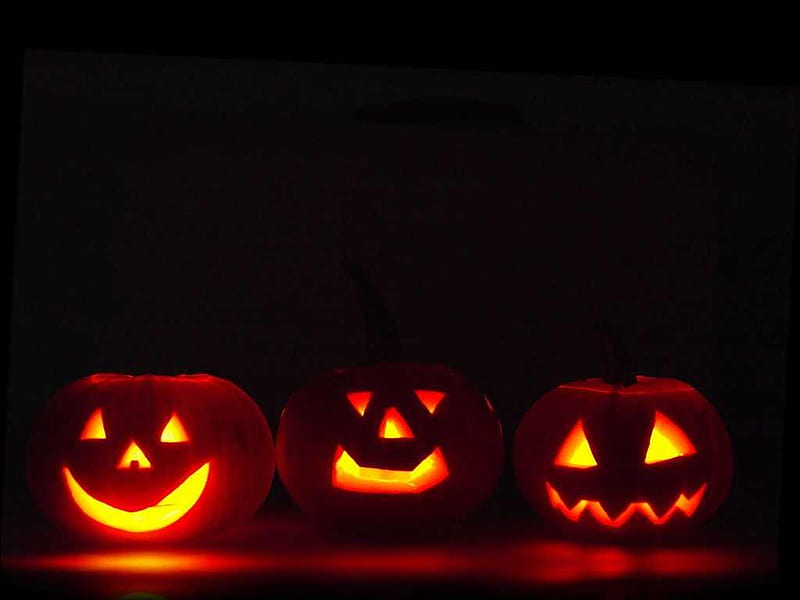 Pumpkins Scary Halloween Light Hd Wallpaper Peakpx 