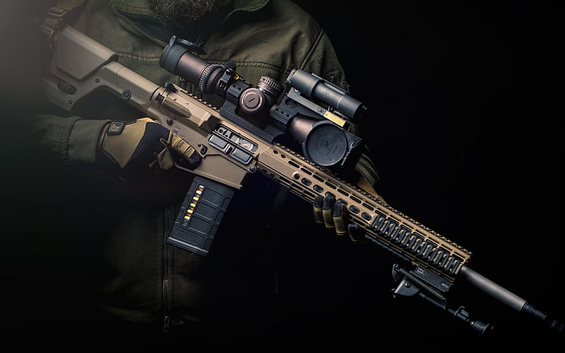 AR-15, American semi-automatic rifle, 556x45 mm, assault rifle, ArmaLite, Colt, Bushmaster, Rock River Arms, Stag Arms, DPMS Panther Arms, Olympic Arms, HD wallpaper