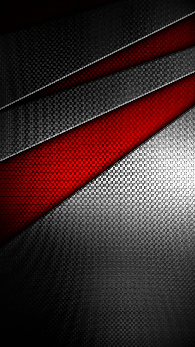 Red and black, carbon, fiber, HD phone wallpaper