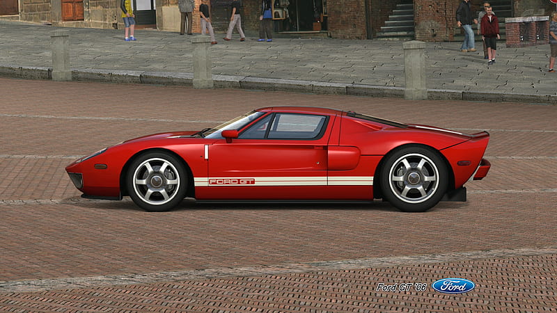 Ford GT '06, 2006, Ford, GT, PlayStation 3, 5, PlayStation 4, 06, GRAN, V8, TURISMO, PS3, Modular TURISMO 5, PS4, Ford GT, Supercharged, HD wallpaper