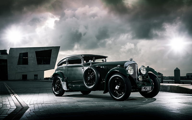 Bentley Speed Six Blue Train Special, 1930 cars, retro cars, Gurney Nutting, Bentley, HD wallpaper