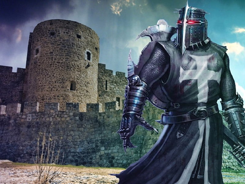 The Knight, History, Castle, Middle Ages, Knight, HD wallpaper | Peakpx