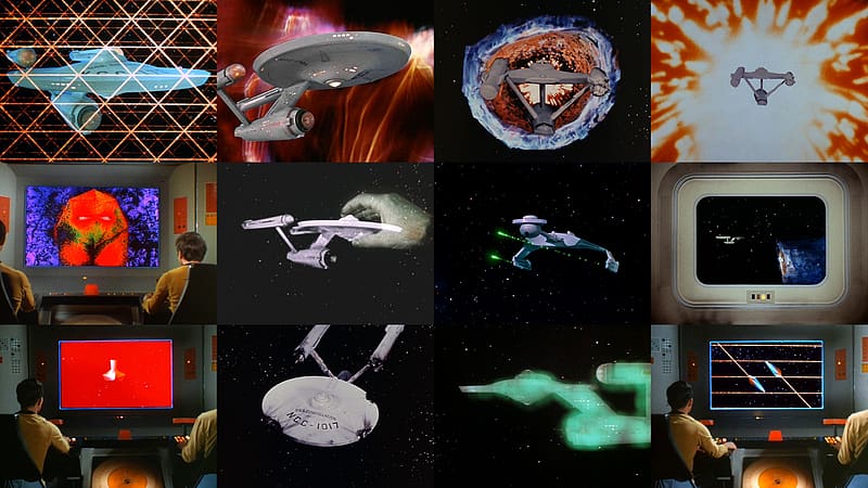 Classic Star Trek, Defiant, TOS, Enterprise, Tholian, HD wallpaper